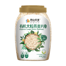阴山优麦有机大粒燕麦片850g*1桶裸燕麦0蔗糖原味饱腹代餐营养早餐79.56元