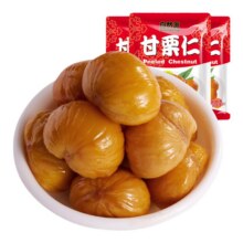 聚划算：自然派甘栗仁100gx3袋去壳板栗即食坚果干果炒货小包装网红零食19.9元（需领券）