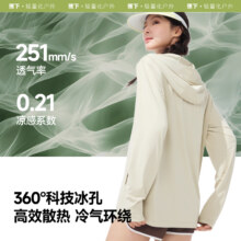 88vip:蕉下透气防晒男女同款防晒衣110.3元（需领券）