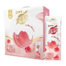 限地区、plus会员：蒙牛真果粒牛奶饮品白桃树莓味240g×10包14.75元