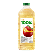 汇源果汁 100%苹果汁2000ml*1瓶 实惠桶装2L纯果汁饮料饮品尝鲜装11.16元（需首购）