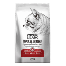 力狼（LILANG） 原味豆腐猫砂低尘结团除臭吸水可冲厕所猫咪用品20斤