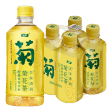 怡宝 菊花茶 450ml*4瓶4.9元