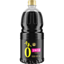 千禾0添加酱油 金标生抽酿造酱油 金标生抽1.52kg*1瓶4.8元