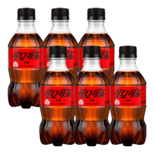 需凑单：可口可乐 经典口味 可乐 碳酸饮料 300ml*6瓶4.97元包邮