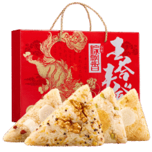 限地区：华美 粽子礼盒端午过节送礼大礼包8只粽子五谷丰粽1120g47.4元（合15.8元/件）
