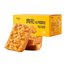 来伊份 肉松吐司面包500g/箱14.84元（需领券）