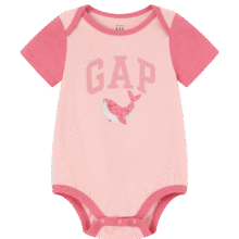 Gap婴儿春秋logo纯棉连体衣儿童装包屁衣爬服50560928元（需领券）
