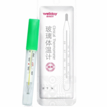 WELLDAY维德 水银玻璃体温计家用￥6.31