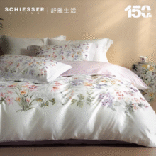 SCHIESSER LIVING 舒雅生活 长绒棉纯棉轻奢高级感床品四件套 1.5~2米 多花色￥178.00 2.1折