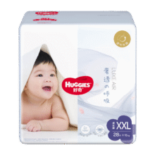 好奇（Huggies）奢透呼吸拉拉裤XXL28片(15kg以上)83.8元（需领券，合41.9元/件）
