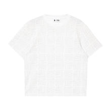 杰克琼斯 夏季纯棉圆领满印宽松短袖 A06本白色券后59.3元