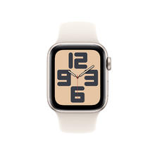 苹果 Apple Watch SE 2024款 智能手表GPS款40毫米星光色铝金属表壳星光色运动型表带S/M MXF43CH/B1216.45元
