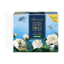 清风抽纸 花萃4层90抽*3包M码 面巾纸 卫生纸巾 餐巾纸 提装7.92元
