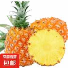 金钻凤梨17号海南新鲜水果无眼菠萝热带水果当季 1枚净重1-1.5斤(试吃款)2.99元