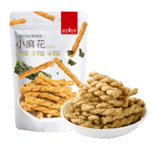 薛记炒货 【29.9任选6件】小麻花夏威夷果小米煎饼甘薯棒果干坚果休闲零食 208g海苔小麻花23.9元（合3.98元/件）