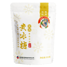 需试用：京糖冰糖 优选小粒黄冰糖350g【一级】中华老字号