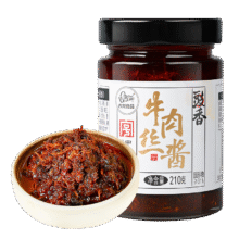 需首购：古龙 豉香牛肉丝酱210g*1瓶9.4元包邮（需试用）