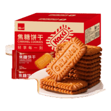 泓一 焦糖饼干 500g24.96元（需领券，合6.24元/件）