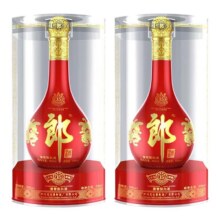 百亿补贴:郎酒 红花郎15 53度500ml*2礼盒装 酱香型白酒609元