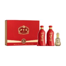 口子窖 六年型50度550ml*2瓶白酒礼盒205.18元+400淘金币+返10元猫超卡 包邮