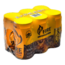 怡宝麒麟（KIRIN）火咖 意式香浓咖啡饮料 180ml*6罐装 量贩装4.8元