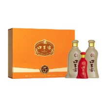 88vip:口子窖5年型50度白酒礼盒500ml*2+100ml*1172.71元（需领券）
