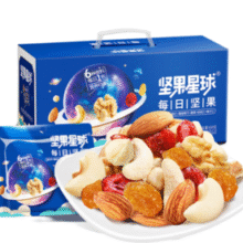 沃隆 坚果星球 每日坚果 600g（20g*30包）￥39.50 比上一次爆料降低 ￥39.5