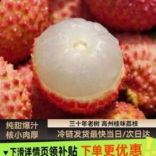 淘宝买菜 广东高州老树桂味荔枝 4.5斤礼盒装 单果16g+新低28.74元包邮（6.38元/斤）