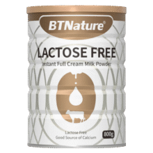 BTNature成人中老年乳糖不耐受无乳糖奶粉 贝特恩低GI糖尿病人营养品800g125元
