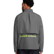 安德玛（UNDERARMOUR）春夏Storm男子跑步运动外套父亲节礼物1376797 犀牛灰025 L248.31元（需领券）
