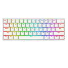 红龙（REDRAGON）M61 SE 有线磁轴机械键盘 8K回报率 RT键盘 可调节键程 RGB背光 61键电竞游戏键盘-白色118.21元（需领券）