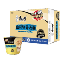 康师傅 方便面 山药猪骨汤面113g*12 泡面整箱速食 周深代言60.14元（需领券，合30.07元/件）
