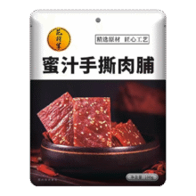范将军 手撕肉脯蜜汁味 100g*3件14.91元（合4.97元/件）