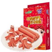 PLUS会员：金锣火腿肠儿童肠 哈啰伙伴 牛肉胡萝卜风味香肠 18g*5支5.61元，需店铺会员