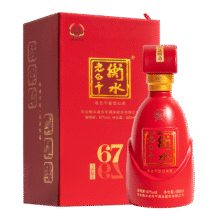 衡水老白干古法酿造中国红 老白干香型白酒 67度 500ml单瓶装*2件298.78元（需领券，合149.39元/件）