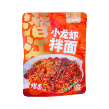 PLUS包邮: 壹传食 小龙虾风味拌面155g1.58元/件 需拍7件实付11.07元