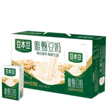 豆本豆 唯甄原味豆奶250ml*16盒 整箱25.6元+30淘金币（领直播间红包后21.6）