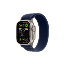 Apple/苹果 Watch Ultra 2 智能手表GPS+蜂窝款49 毫米原色钛金属表壳蓝色野径回环式表带S/M MXDF3CH/B5999元 (券后省500,月销1w+)