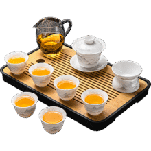 羊脂玉瓷功夫茶具套装唯品会特卖价96.13元
