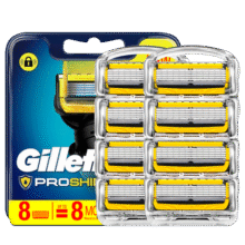 吉列（Gillette）锋隐5致护剃须刀手动刮胡刀锋速5层刮胡刀头刀片 致护8刀头【店长推荐大包装】206元