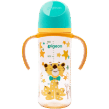 贝亲（Pigeon）第3代 双把手PPSU奶瓶 330ml-绅士豹 L号 6个月以上 AA22380.93元