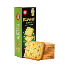 伟龙经典香葱鸡片 葱香咸味薄脆饼干童年零食非油炸零食饼干 香葱鸡片1盒 8%真鸡汤12.6元（合3.15元/件）