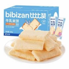 比比赞 牛乳米饼200g 约40包￥5.70 2.9折