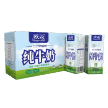 欧亚 全脂 纯牛奶 3.2g蛋白质 盒装 200g 10盒15.87元（需买3件，需用券）