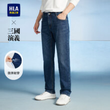 PLUS会员、需凑单：HLA 海澜之家×三国演义 新国潮系列 男士牛仔裤82.39元+Polo衫（需用券）