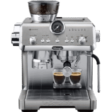 德龙（Delonghi）咖啡机意式半自动美式家用冷萃 豆粉两用 19Bar泵压 升级蒸汽细杆奶泡系统全金属面板机身EC9555.M 15档研磨度 冷萃技术 牛角手柄 2L大容量水箱5166.9元（需领券）