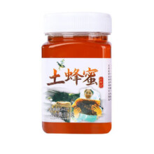 土蜂蜜天然纯正百花蜜春节礼品洋槐蜜 龙眼蜜500g*罐图片不是实物45元（合15元/件）