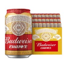 88vip:百威纯生拉罐啤酒330ml×24听96.9元（需领券）