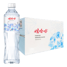 Plus会员:娃哈哈纯净水 晶钻瓶550mL*24瓶*3件77.82元（合25.94元/件）